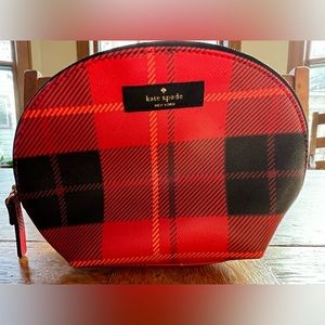 Kate Spade plaid pouch